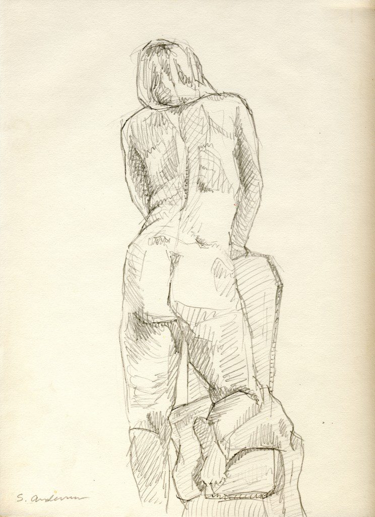 2005-Pencil-Nude “Female Nude” by Stephen P. Anderson