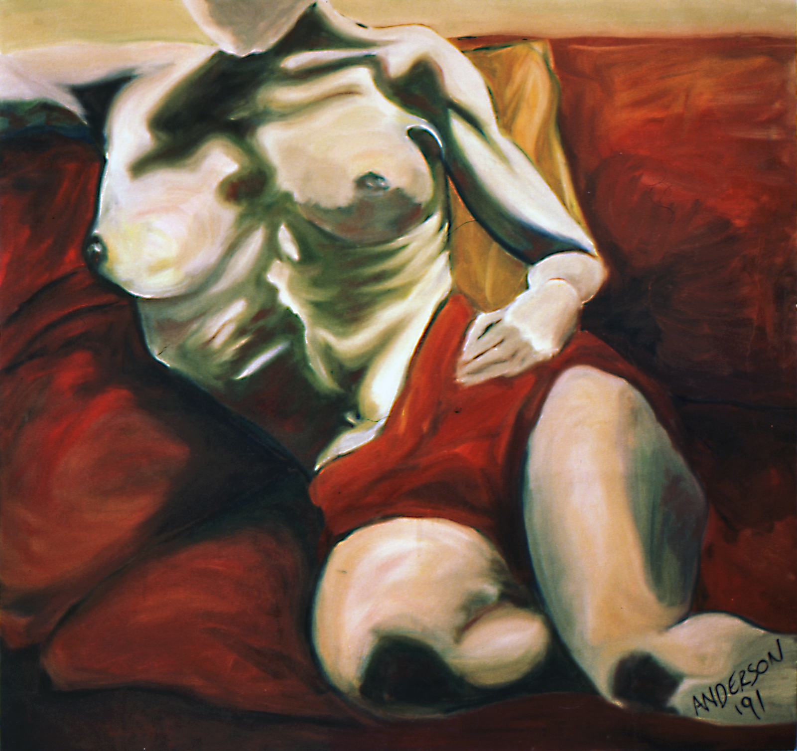 “Large Female Nude” by Stephen P. Anderson